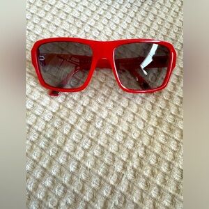 Unisex Red Prada Sunglasses. Box included. Like new. Worn once to try on.